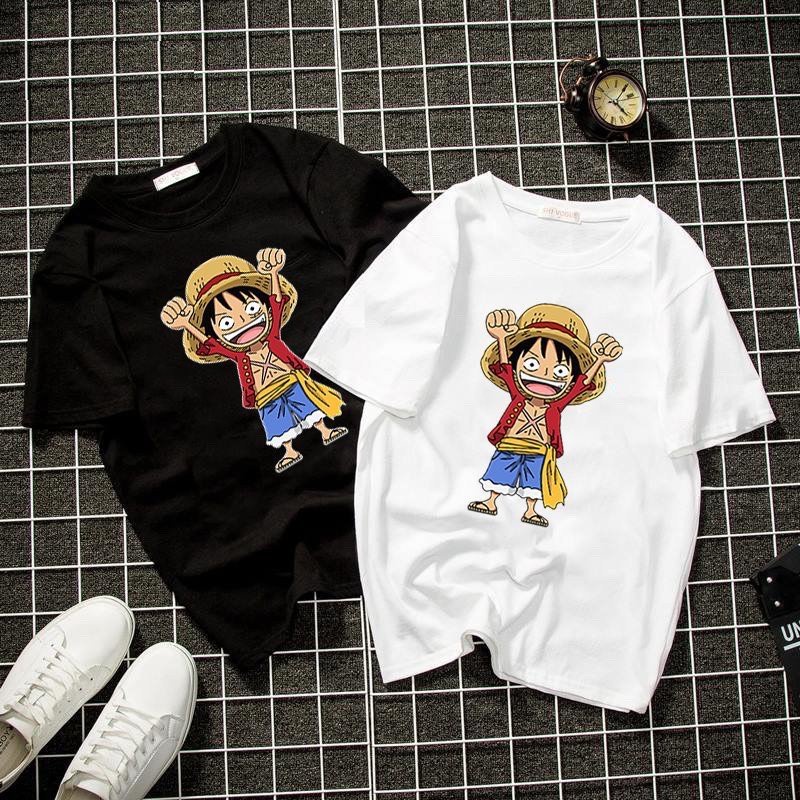 [FREESHIP ĐƠN TỪ 50K] Áo Thun Nam Nữ One Piece Streetwear Áo Phông Nam Form Rộng Basic Cotton Oversize