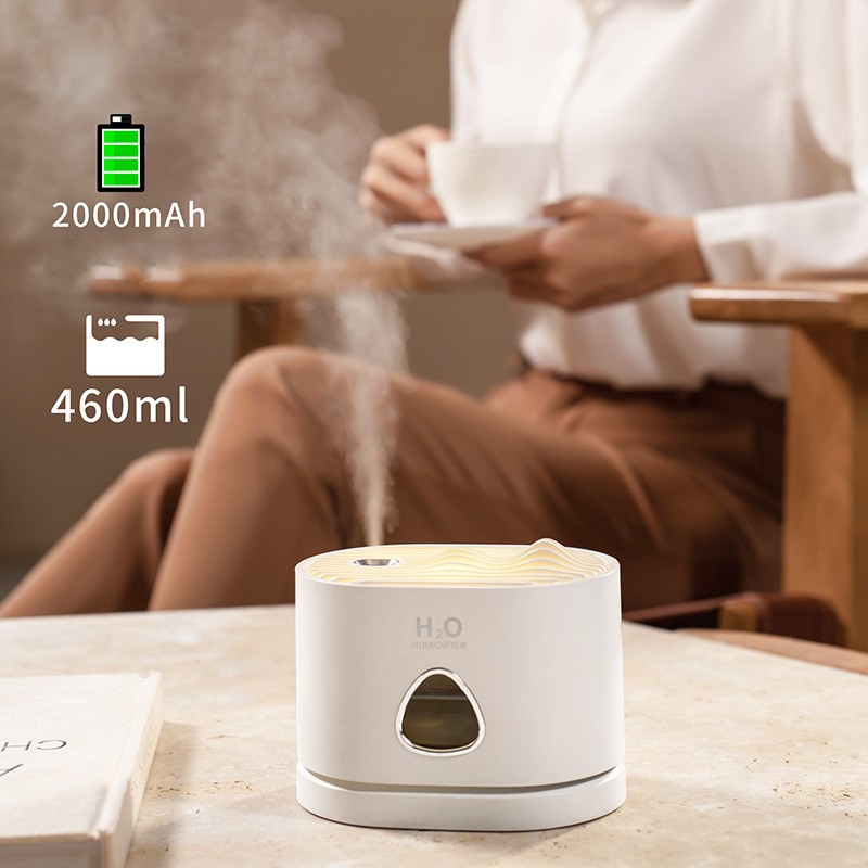 Máy phun sương tạo ẩm không khí FNELSE khuếch tán không dây 460ml sử dụng tại văn phòng tại nhà