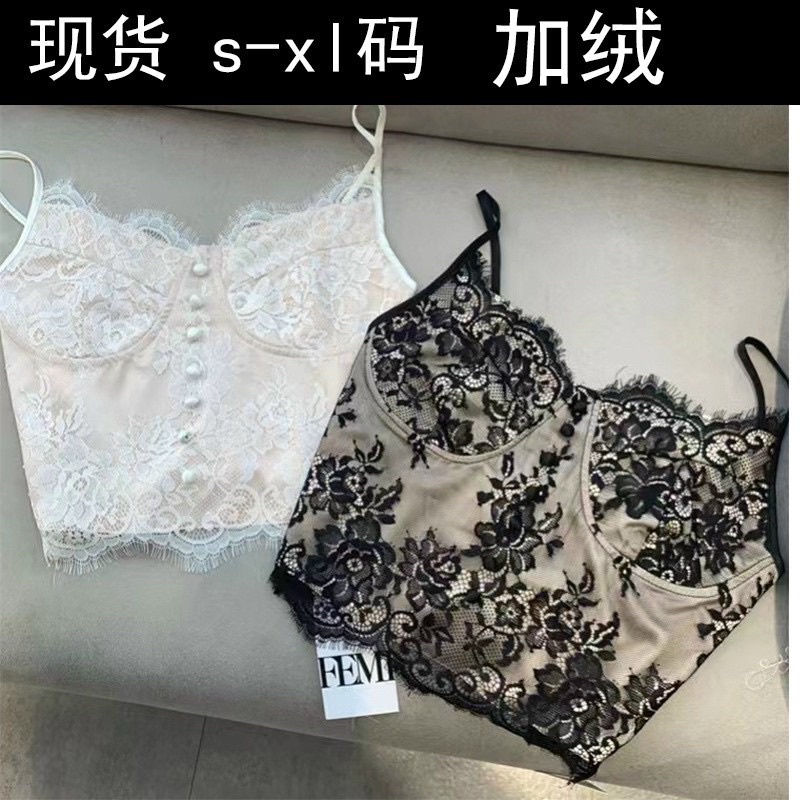 Áo bra ren có mút ngực sexy, chất liệu ren Ý cao cấp Bống Chic