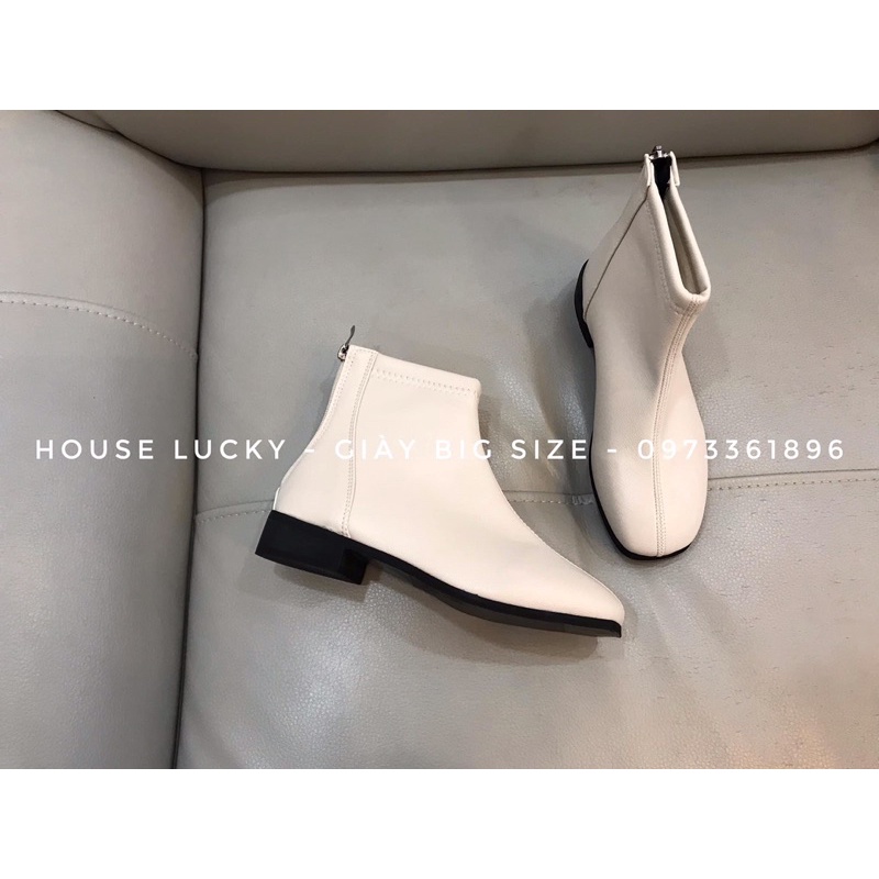 (ORDER) Bốt da trơn đế thấp 2p BIG SIZE (35-43) | BigBuy360 - bigbuy360.vn