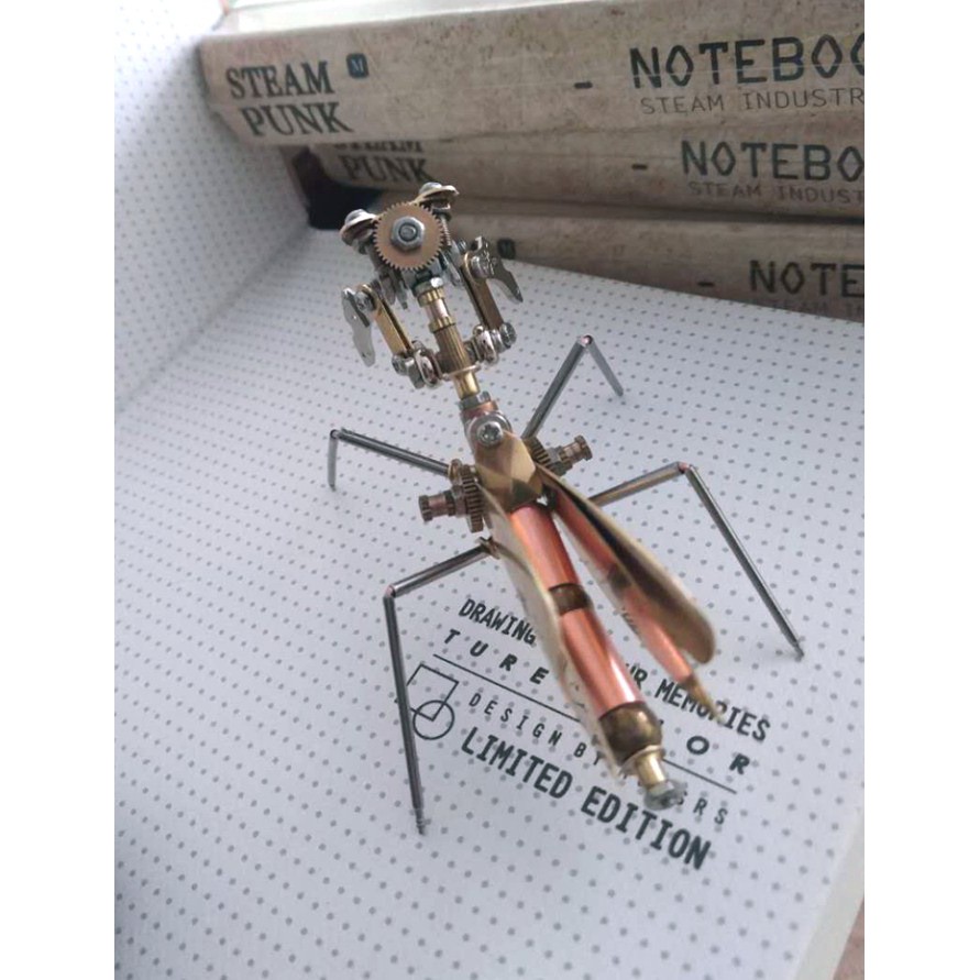 Mô Hình Lắp ghép 3d Kim Loại STEAMPUNK bọ ngựa
