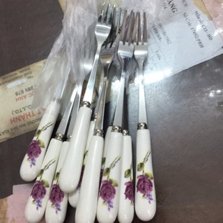 Muỗng +nỉa dùng săm mứt trái cây