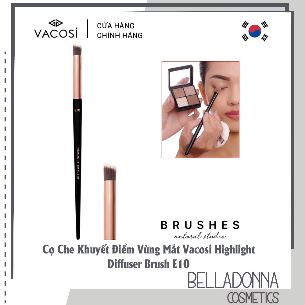 [HÀNG CHÍNH HÃNG] Cọ Che Khuyết Điểm Vùng Mắt Vacosi Highlight Diffuser Brush E10