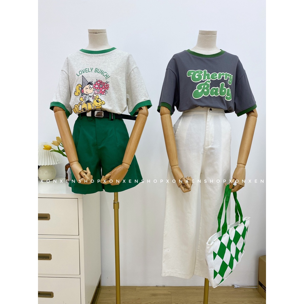QUẦN SHORT NỮ chất vải kaki mềm tặng kèm nịt dễ thương size S M L mã 3315