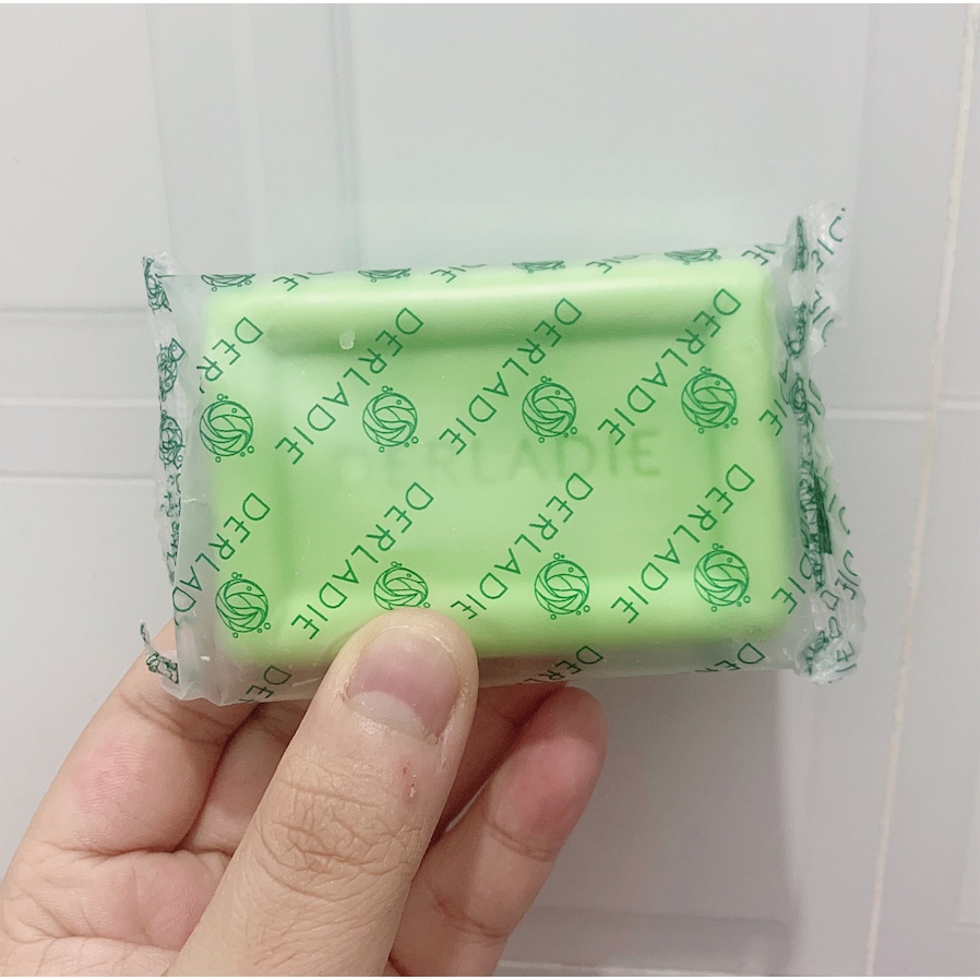 Xà Phòng Giảm Mụn Lưng Sau 7 Ngày Derladie Body Cleansing Bar For Blemish Skin 50g + Tặng Bông Tắm Cao Cấp - Khongcoson