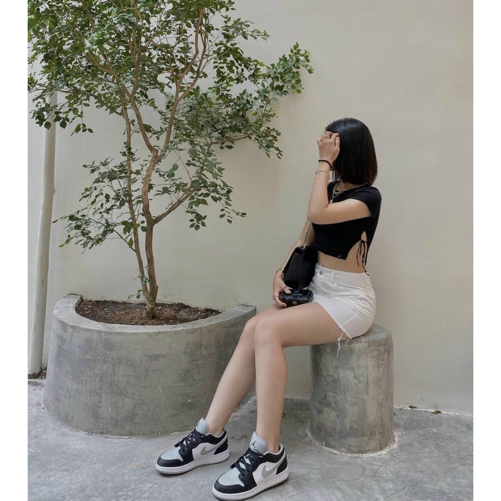 [FREE SHIP] ÁO THUN crtop buộc dây eo siêu xinh,diện đủ kiểu ạ alohashop91