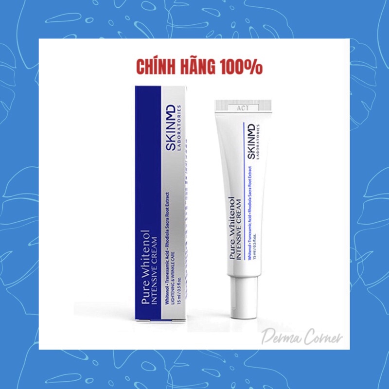 KEM TRẮNG DA MỜ THÂM SẠM NÁM SKIN MD SKINMD PURE WHITENOL INTENSIVE CREAM 15ml