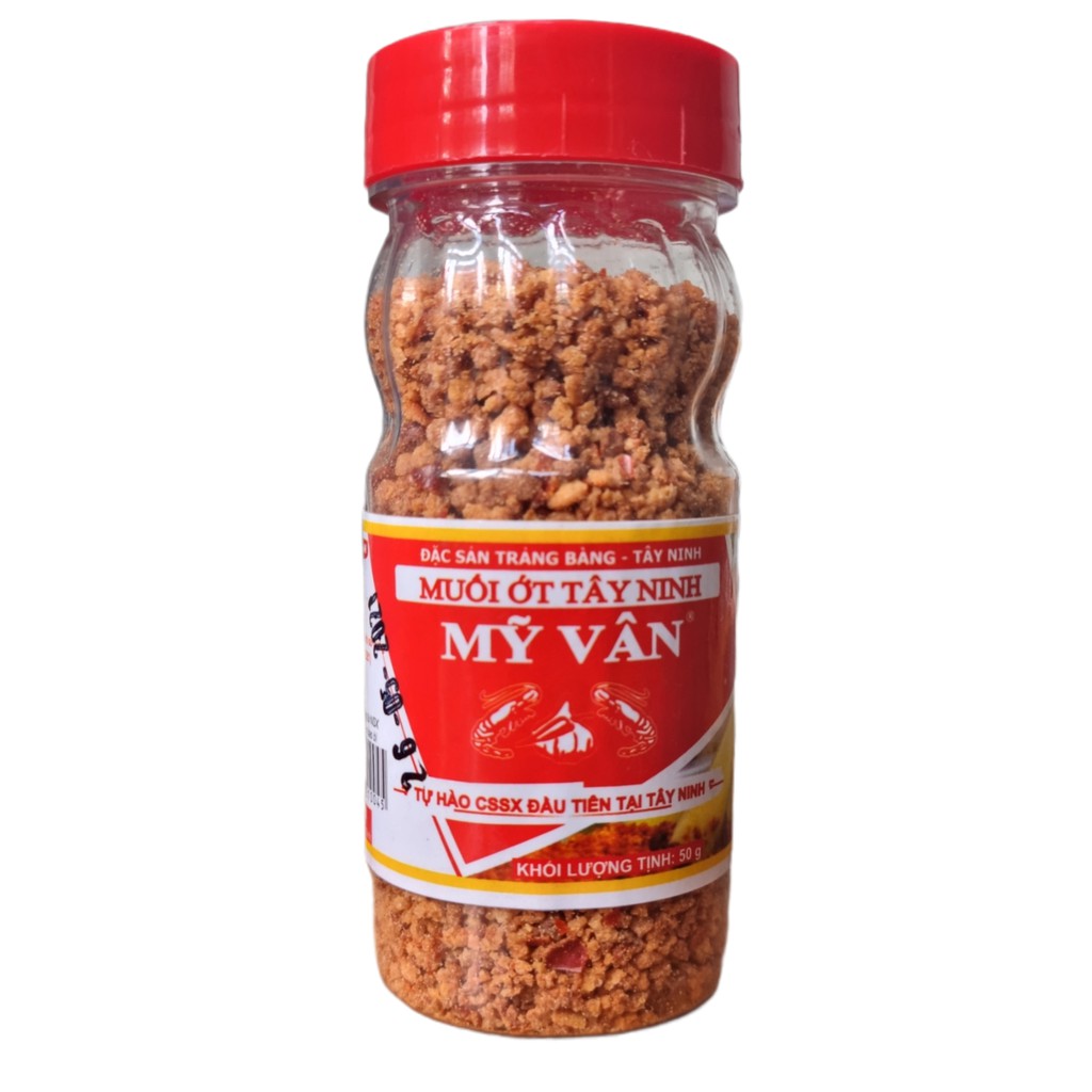 MUỐI ỚT TÂY NINH MỸ VÂN 50g - TỰ HÀO CSSX ĐẦU TIÊN TẠI TÂY NINH