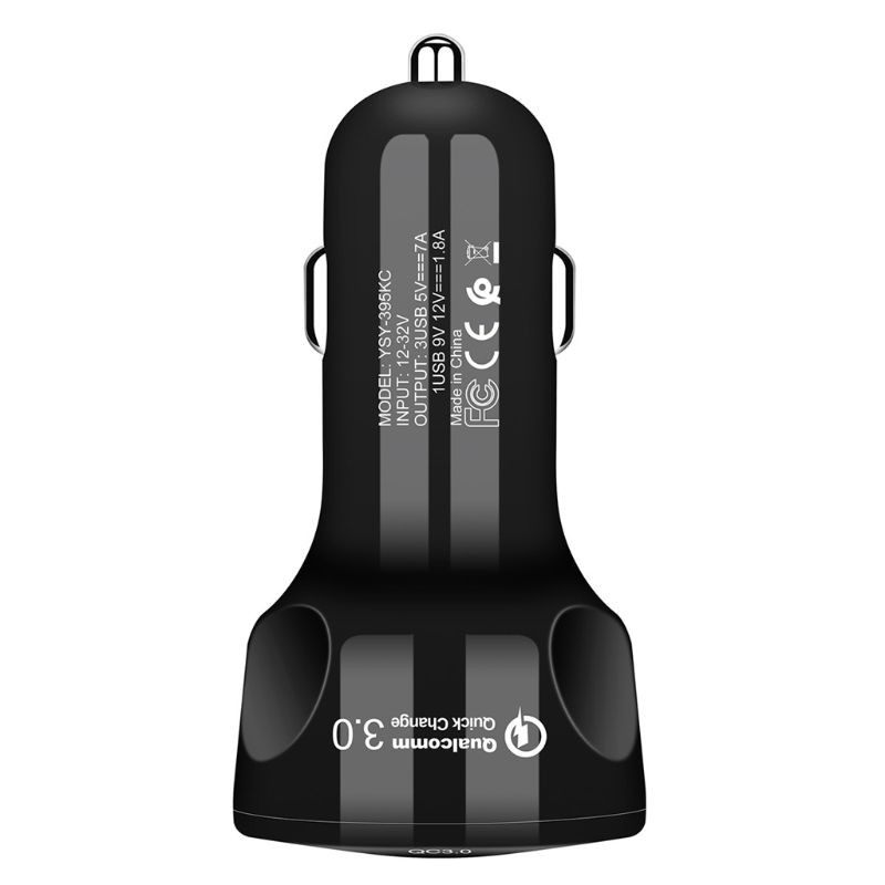 Bộ sạc nhanh QC3.0 3 cổng USB cho iPhone Xiaomi Samsung Galaxy