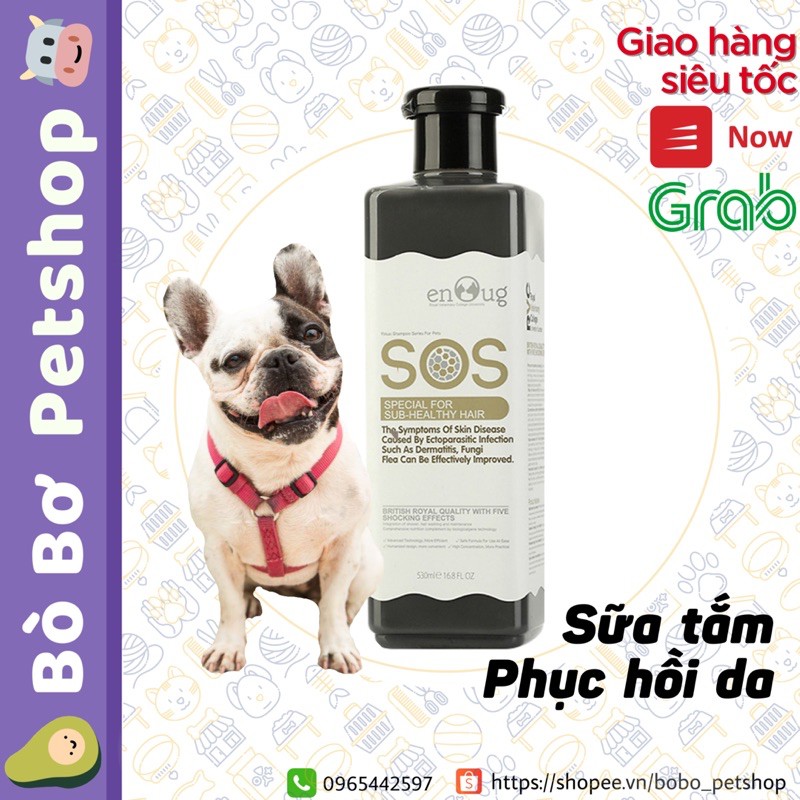 Sữa tắm cho chó mèo SOS - 530ml