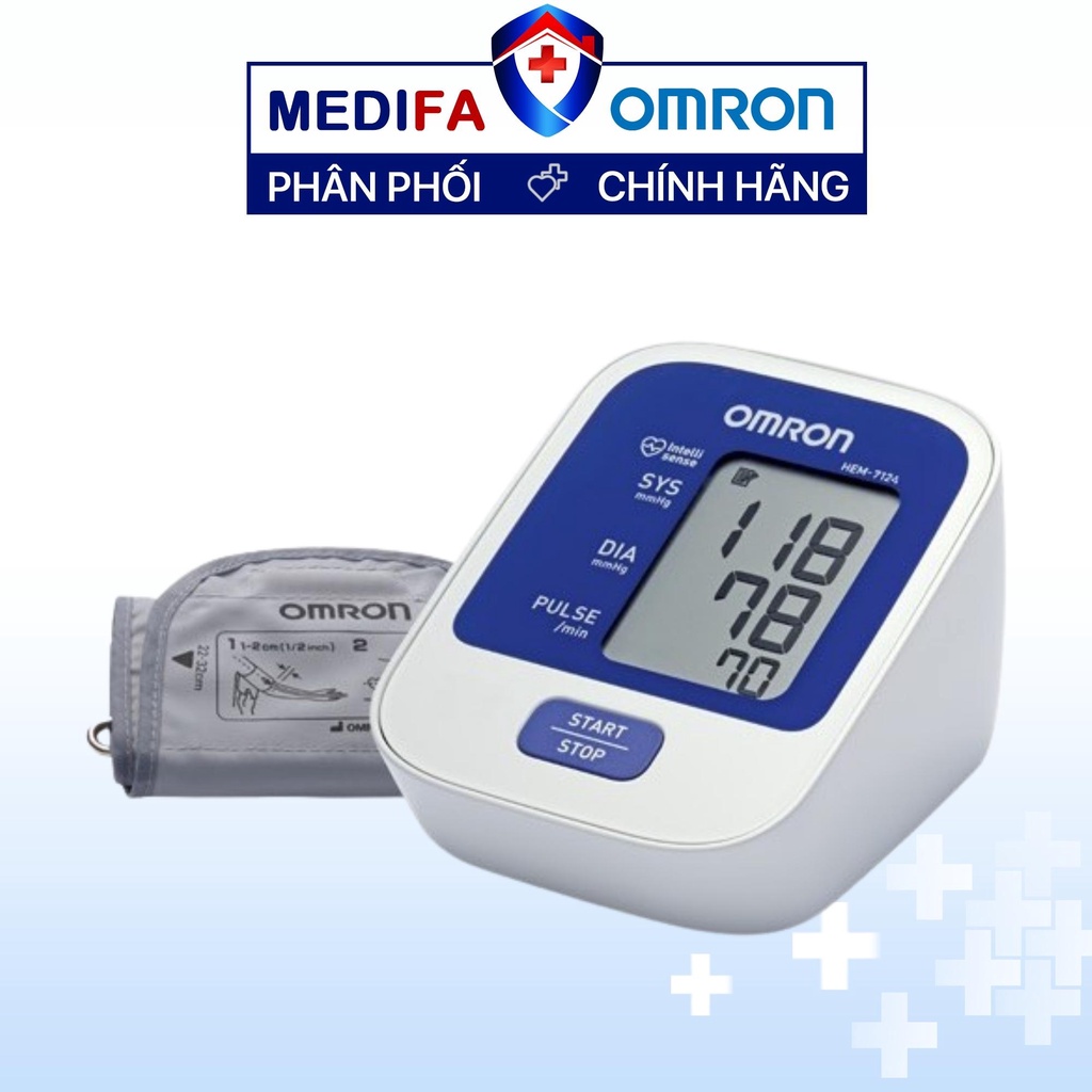 Máy Đo Huyết Áp Omron HEM-8712 Tự Động Đo Cho Kết Quả Nhanh Chóng, Chính Xác, Bảo Hành 5 Năm
