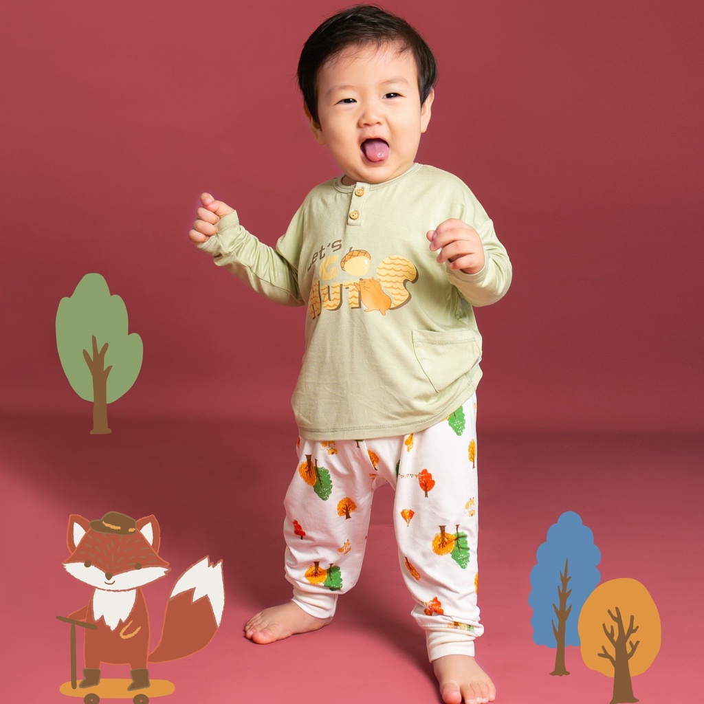 Chaang Bộ dài tay bổ trụ Park AW2022D10