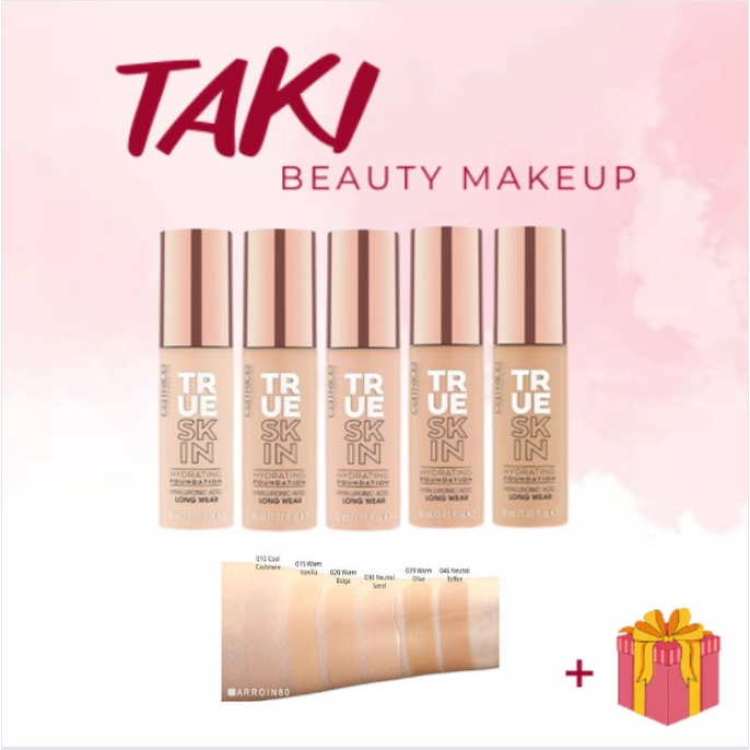 Kem Nền Ccatrice True Skin Hydrating Foundation 30ml