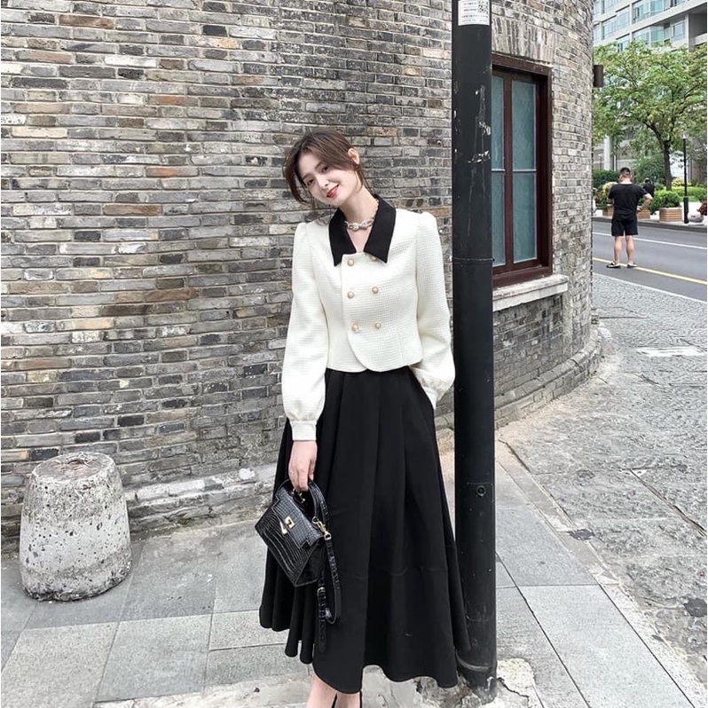 Set Áo Váy Hàng Cao Cấp( kèm ảnh thật)