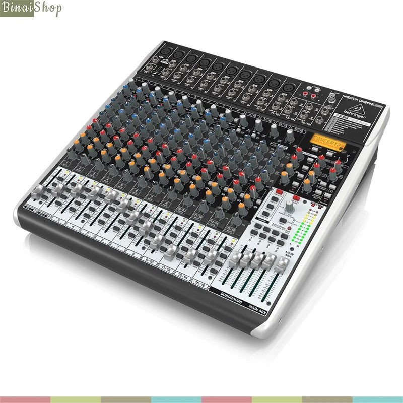 [Mã ELHACE giảm 4% đơn 300K] Mixer có hiệu ứng âm thanh USB 24 cổng Behringer Xenyx QX2442USB