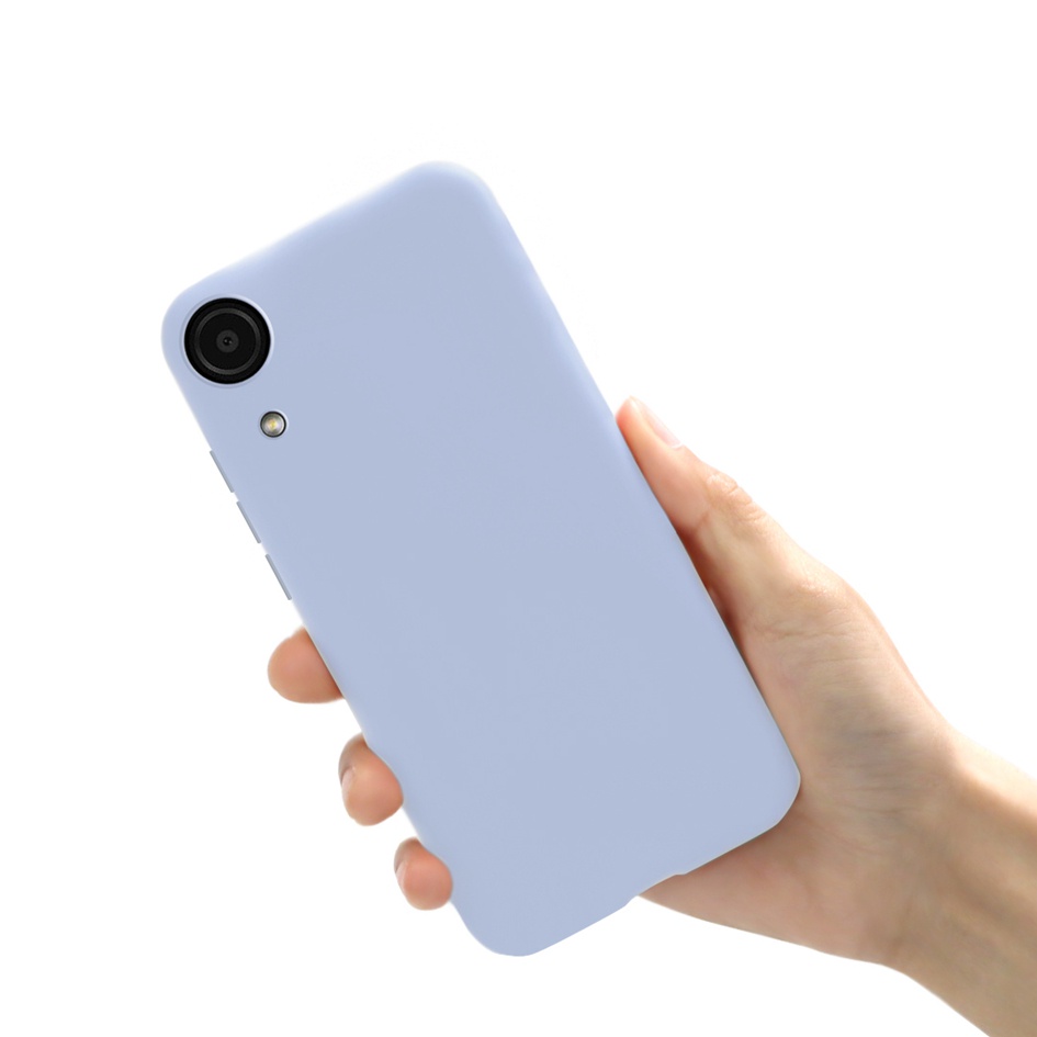 Ốp điện thoại silicone lỏng mềm chính gốc cho Samsung Galaxy A03 Core SM-A032F A03 Core A032F 6.5 inch