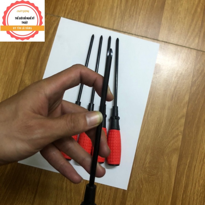 Tô vít Tay Cầm Đỏ thân 6mm ( loại dài 25cm )