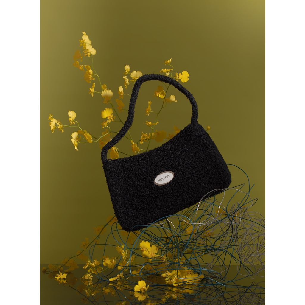 NUDIEYE - Túi xách nữ vải lông Naomi Faux fur Shoulder Bag