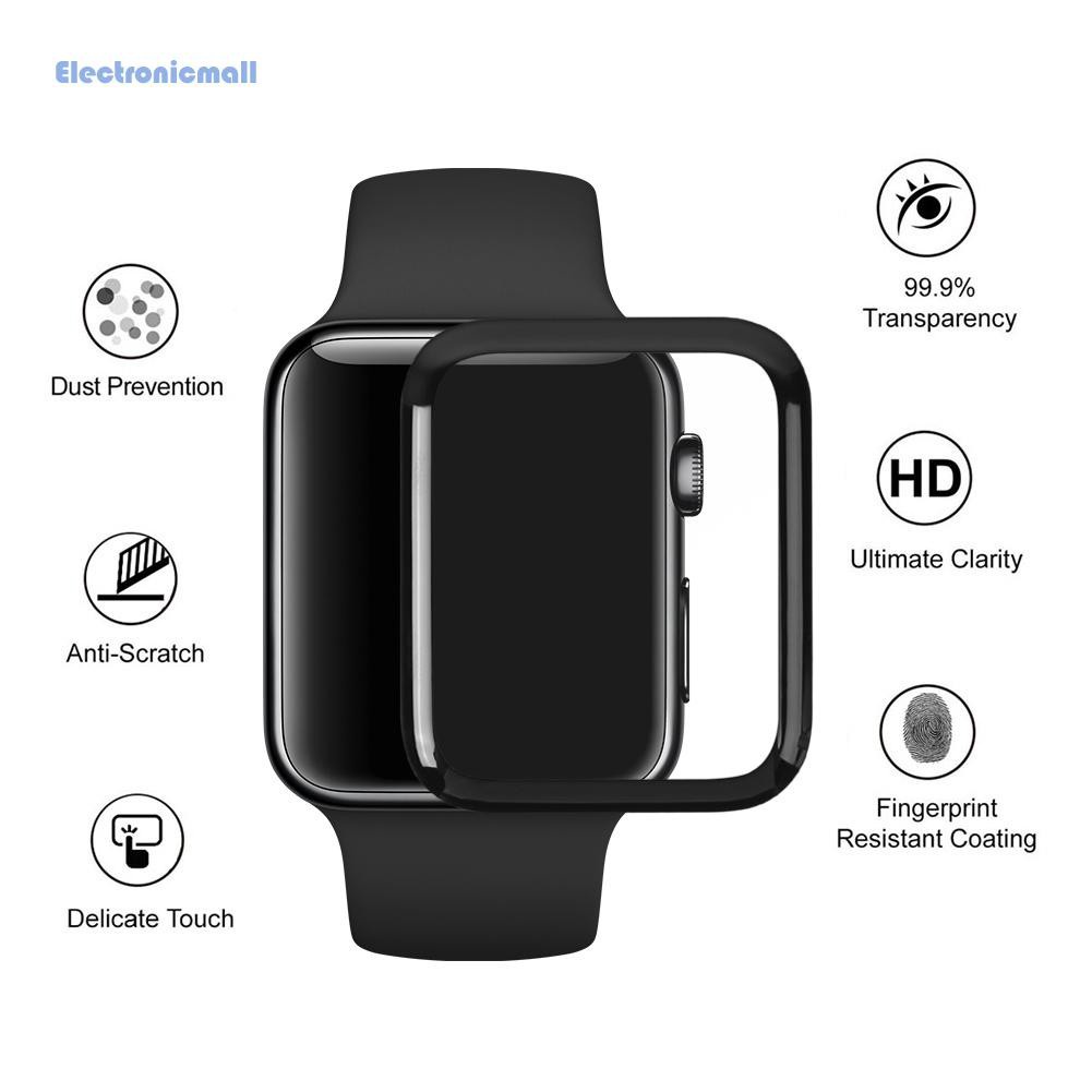 ElectronicMall01 2 Pack Smart Watch Screen Protective Films Cover for Apple Watch 6/SE 40mm