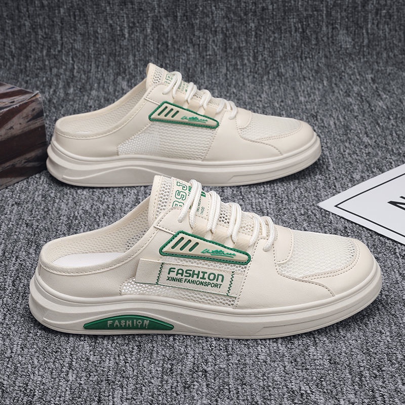 Giày sandal Lưới Không Gót Thoáng Khí Mùa Hè Cho Nam