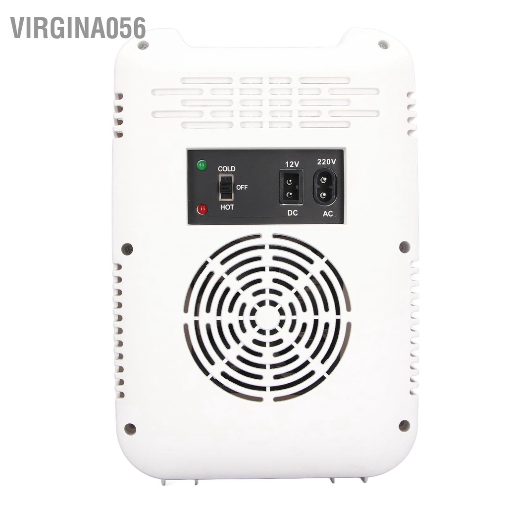 Có thể bán buôn Tủ lạnh nhỏ 4L Dung tích lớn Gương LED Mỹ phẩm Nước trái cây cho Văn phòng ô tô tại nhà EU Cắm 220V Hàng giao ngay Virgina056