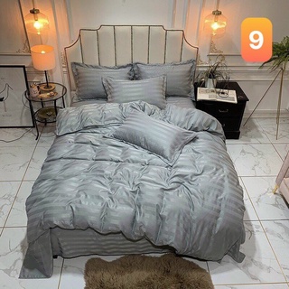 Cotton sọc 3f bộ chăn ga gối khách sạn ❤️ freeship ❤️ đẹp trên từng cm