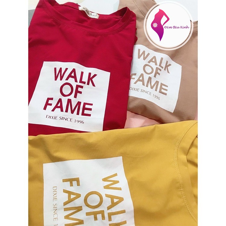 Đầm Suông Dáng Dài Walk Of Fame Váy Bầu Phông Chất Thun Cotton Co Dãn | BigBuy360 - bigbuy360.vn