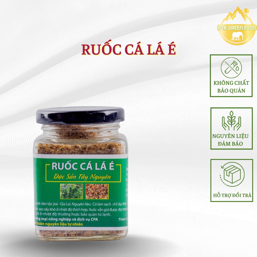 Ruốc cá lá é đặc sản Gialai