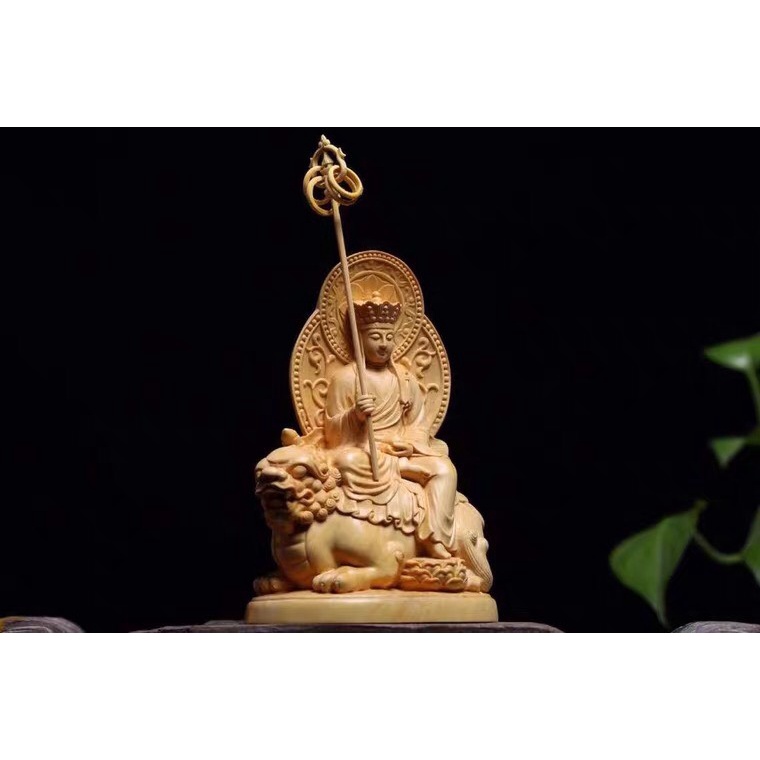 Tượng Địa Tạng  ngồi trên Đề Thính - Văn phòng phẩm Nhơn Phát