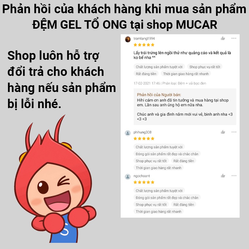 Đệm lót ghế ngồi chống mỏi khi ngồi lâu,Gel lưới 3D Thoáng Khí Tuần Hoàn Máu,Chống đau cột sống*MẪU MỚI*