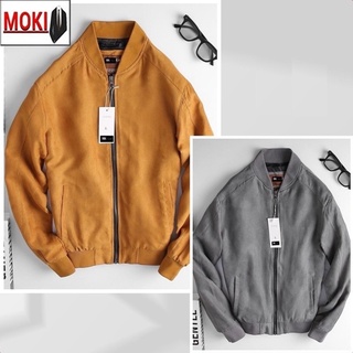 Áo khoác nam da lộn tay chun bomber ,áo khoác da lộn cao cấp 4 màu giữ nhiệt tốt - HÀNG MỚI VỀ