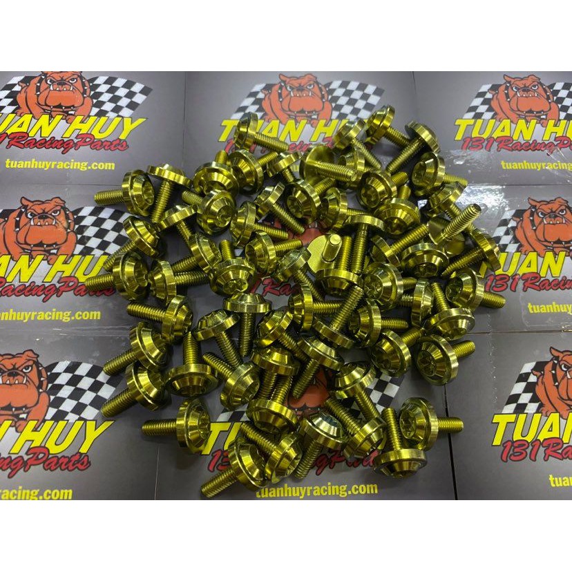 Ốc titan 5li15 dù to  gắn bợ cổ SH, bợ cổ Winner