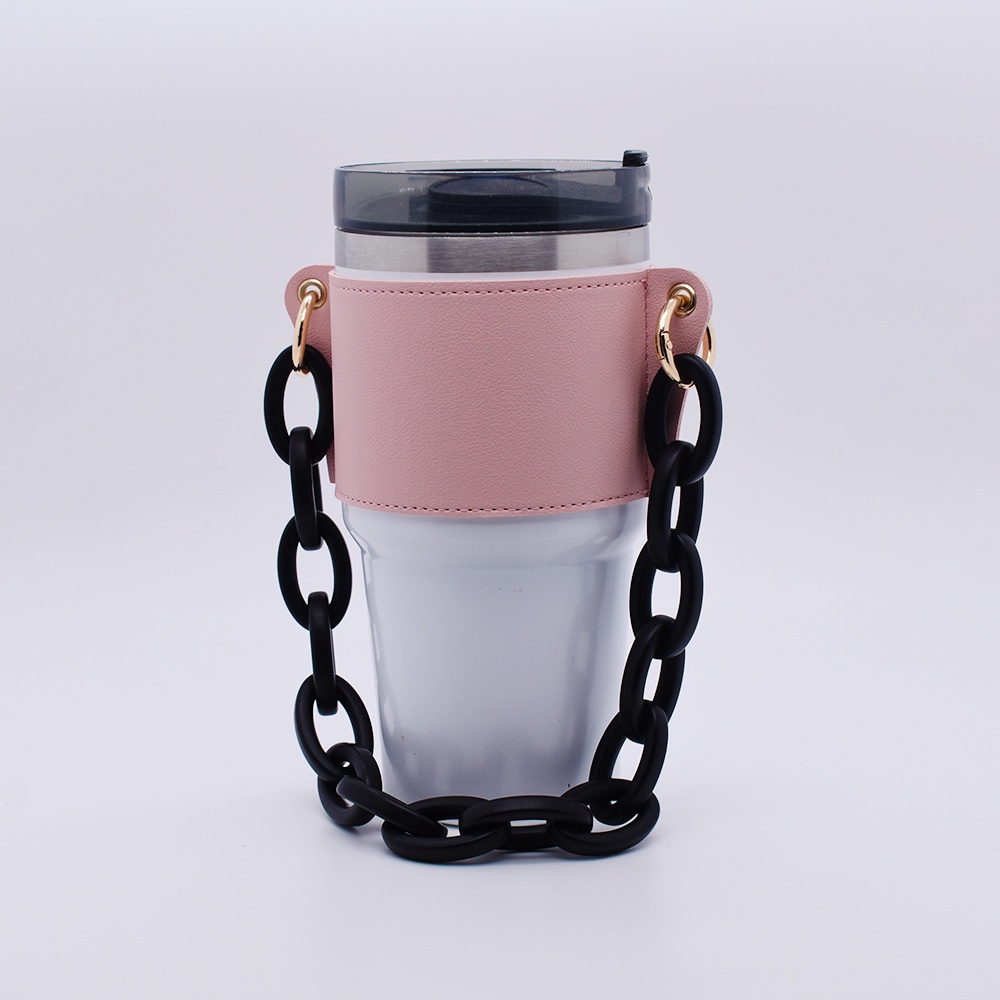 Bình Đựng Nước Có Dây Xích Màu Đen Cho Tyeso Tumbler 20Oz / 600ML Và 30OZ / 890ML