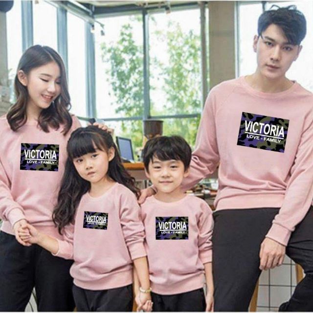 GIÁ SỈ_ Áo thu đông gia đình chất nỉ cao cấp đủ size từ 5 đến 110kg (có cả set)