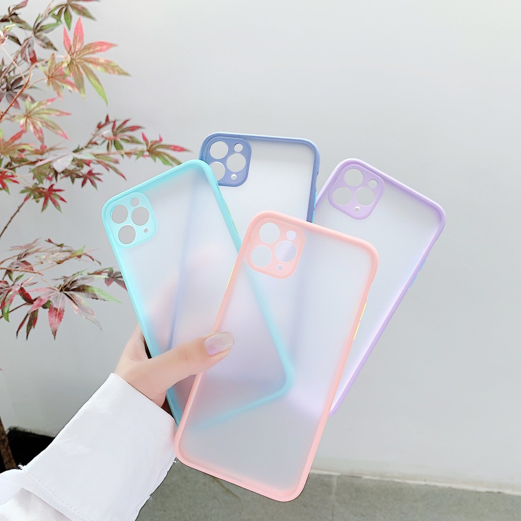 Ốp Lưng iPhone Nhám Chống Vân Tay Bảo Vệ Camera 6,6s,6 plus,6s plus,7,7 plus,8,8 plus,x,xs,xs max,11,11 pro max,12 pro