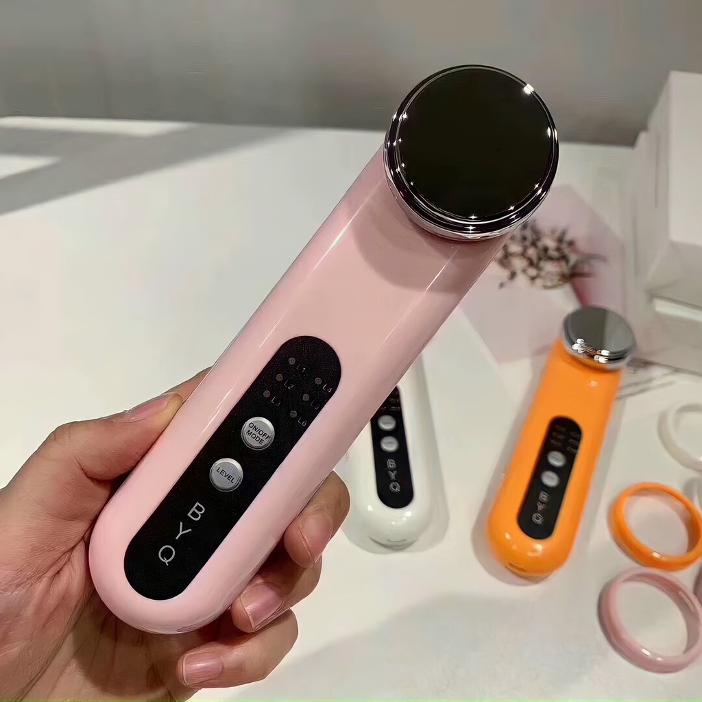 Máy Massage ion Dưỡng Trắng Da, Máy Đẩy Tinh Chất Đa Chức Năng Chăm Sóc Da Mặt 5 Chế Độ Thế Hệ Mới 2021