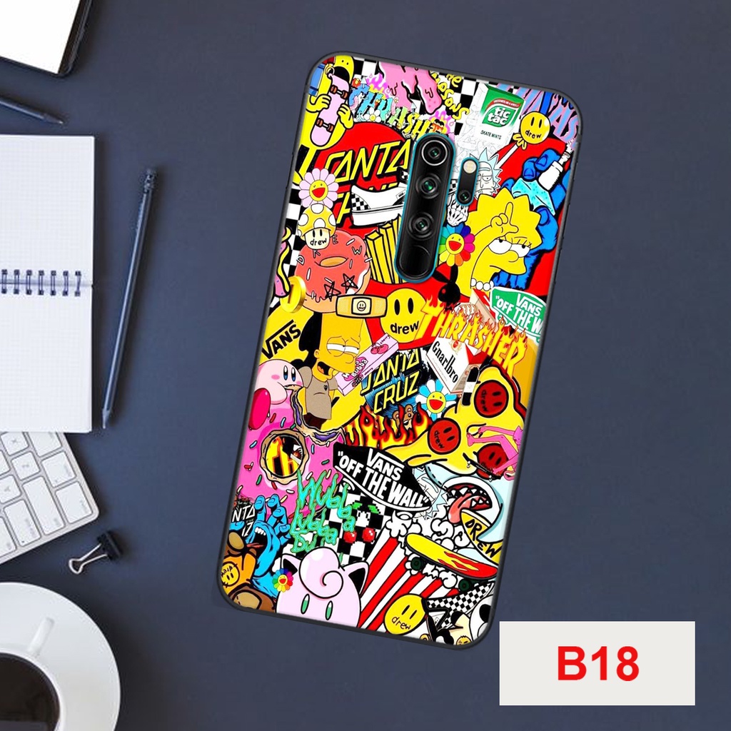 ỐP LƯNG XIAOMI REDMI 8- REDMI NOTE 8 PRO - REDMI 9 DREW HUASE HỌA TIẾT ĐƯỜNG PHỐ CHẤT LƯỢNG CAO GIÁ RẺ