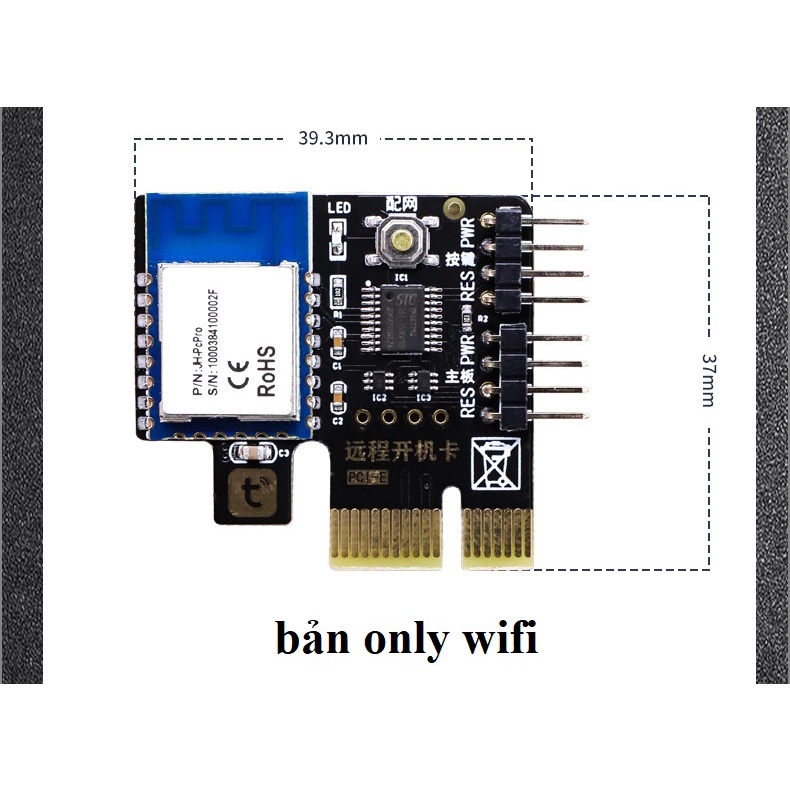 Công Tắc máy tính Wifi+RF433 Thông Minh TUYA