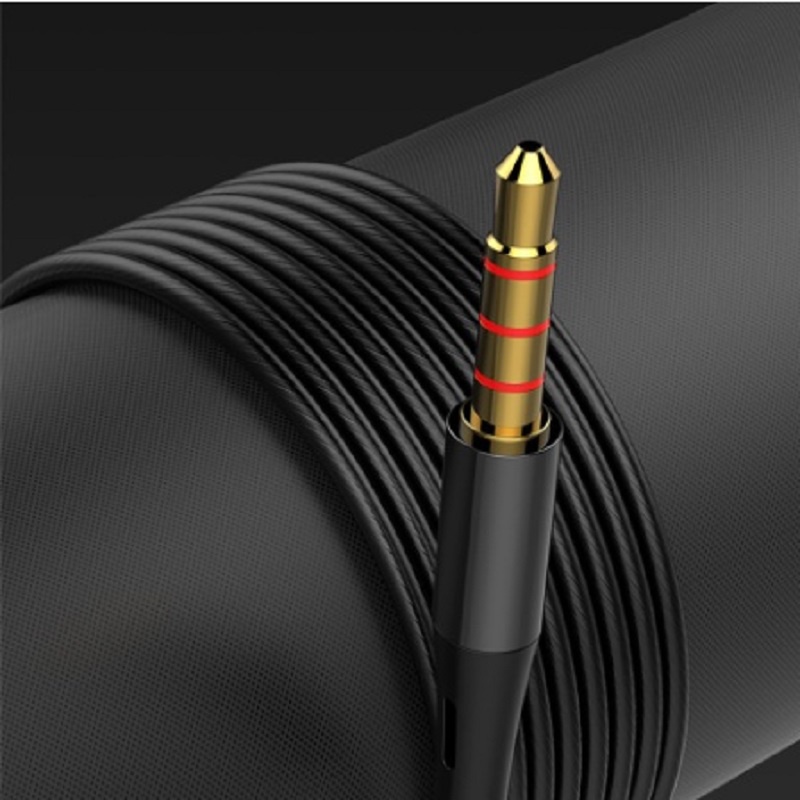 Tai Nghe Nhét Tai Jack 3.5mm Chống Ồn Có Micro Tiện Dụng