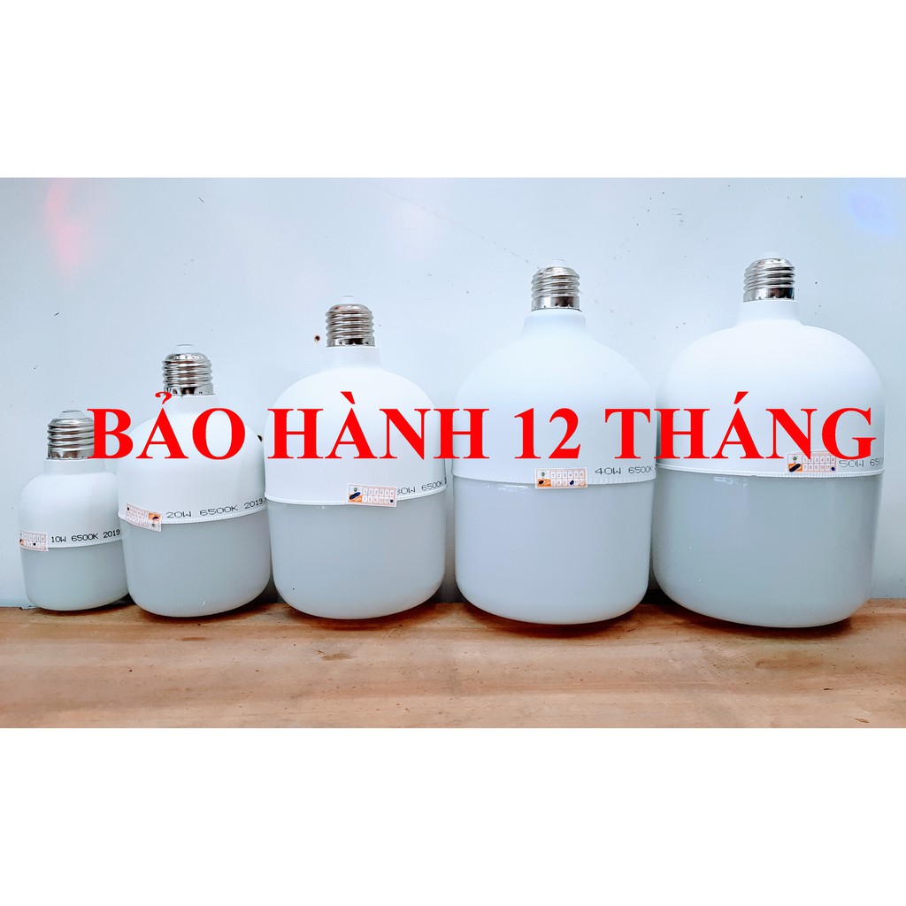 Bóng Đèn Led Trụ Tiết Kiệm Điện 10W 20W 30W 40W 50W Siêu Sáng