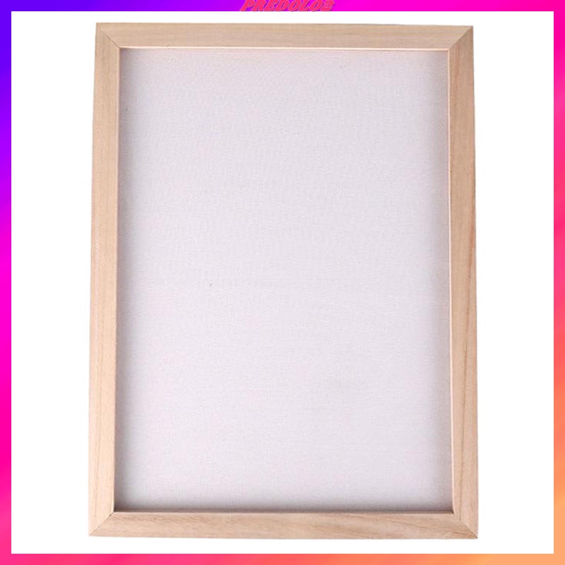 Bộ 2 Khuôn Làm Giấy Thủ Công Bằng Gỗ Kích Thước 15x18CM DIY