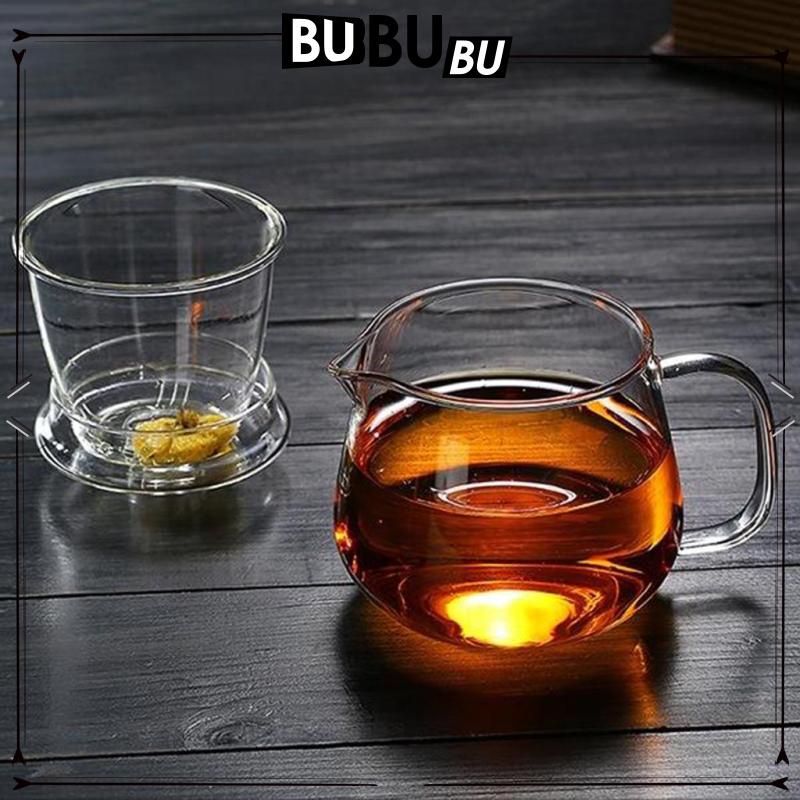 Bình trà thủy tinh nhỏ 300ml có ngăn lọc trà an toàn có thể tháo rời