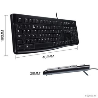 Bàn Phím Đen 3.30 Logitech K120K100 Mk200