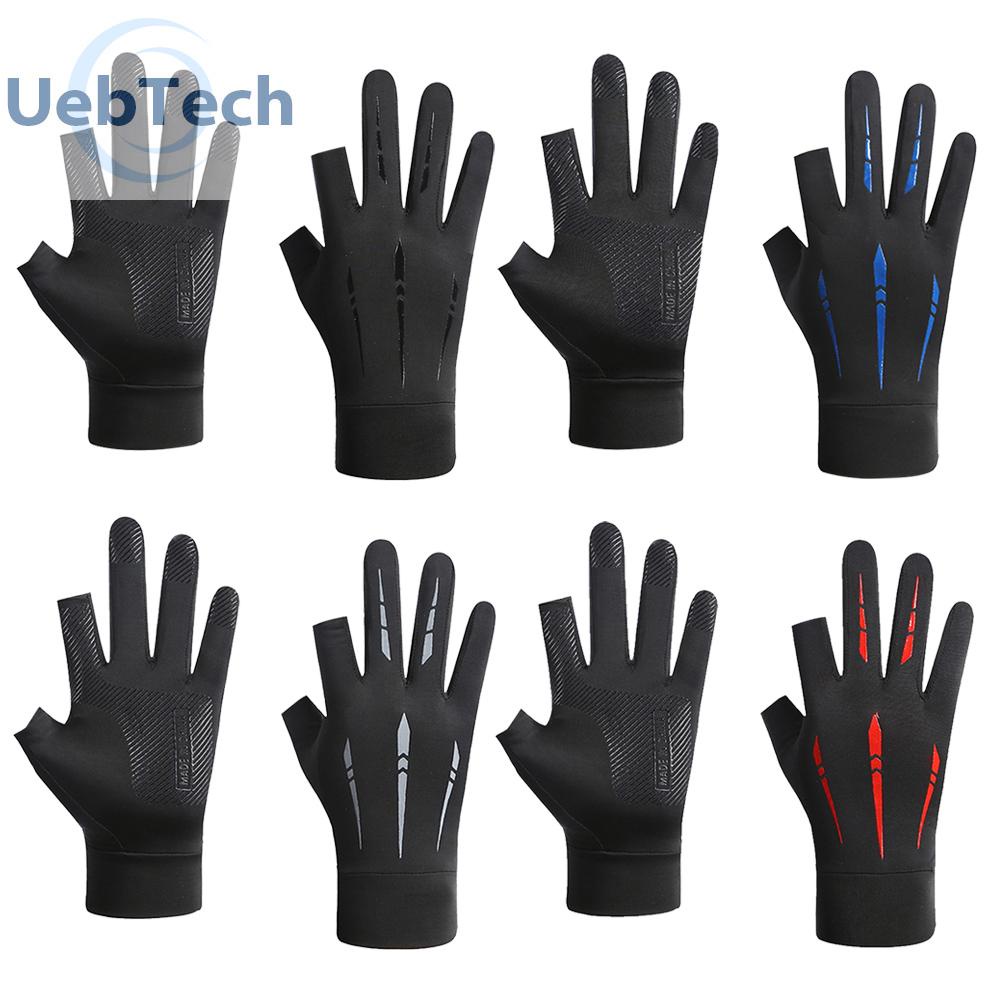 Găng Tay Chống Trượt Thoáng Khí Dùng Khi Đạp Xe/Câu Cá Cho Nam Nữ