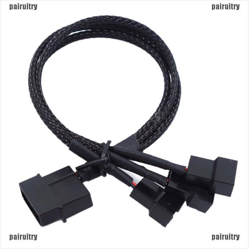 Bộ Chia Cổng Đồng Molex Sang 3 Cổng 3pin / 4pin Dành Cho Quạt Máy Tính