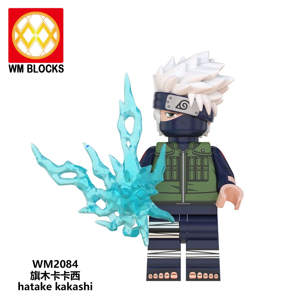 Combo 8 Minifigures Các Nhẫn Giả Naruto, Uchiha Obito, Sasuke, Kakashi - Đồ Chơi Lắp Ráp WM6105 [B5]