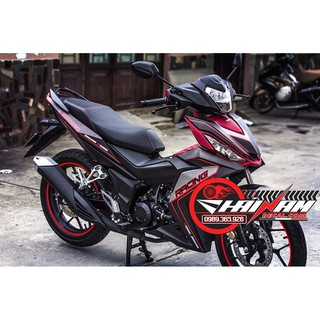 Tem Trùml Winner 150 Đen Chỉ Đỏ Racing