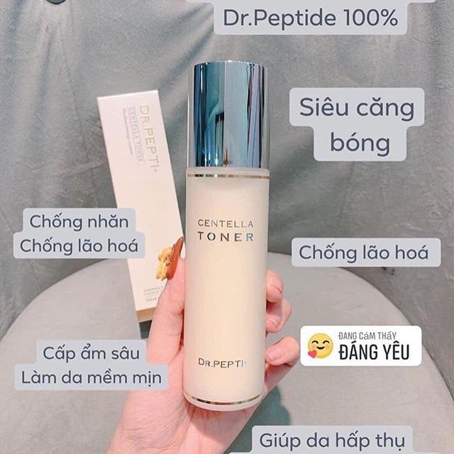 Nước hoa hồng Dr Pepti Centella Toner 180ml