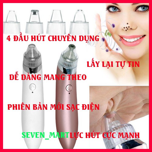 [Cực Mạnh] Máy Hút Mụn Cầm Tay RT8080 Siêu Sạch - Sevenmart