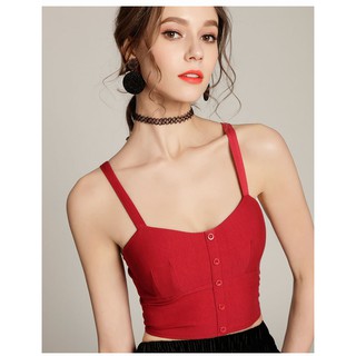 ÁO CROP TOP HAI DÂY DỄ THƯƠNG